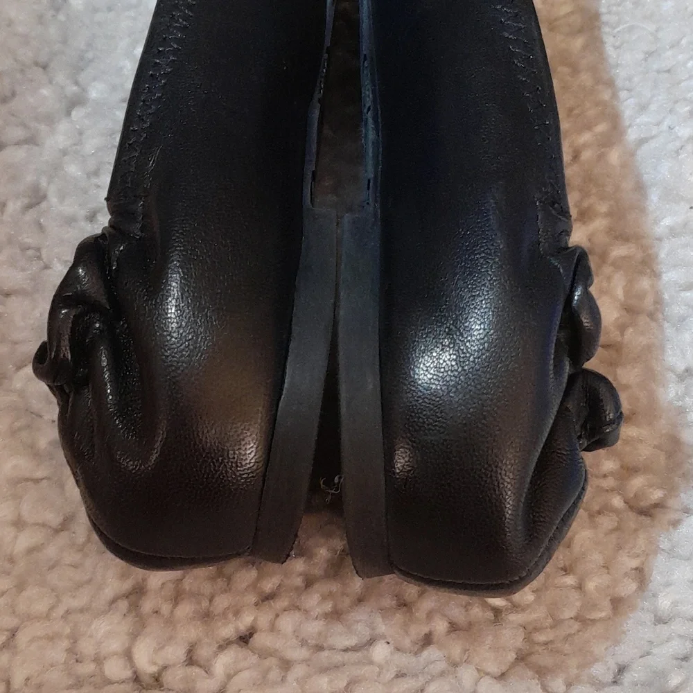 TORY BURCH CLASSIC REVA Leather Flats Size 9